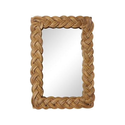 Castello Rectangle Rattan Mirror