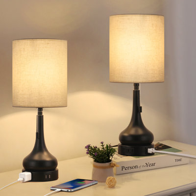 Dielle Metal USB Desk Lamp