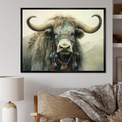 Wild Yak III - Yaks, reproduction sur toile