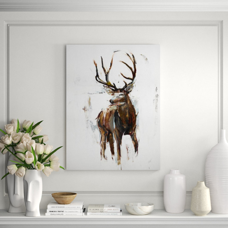 Oh Deer Print by Paul Ngo, 40" H x 30" W, Plexi