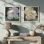 Ensemble de 2 impressions sur toile Graceful Peony Bloom, 16 po x 16 po