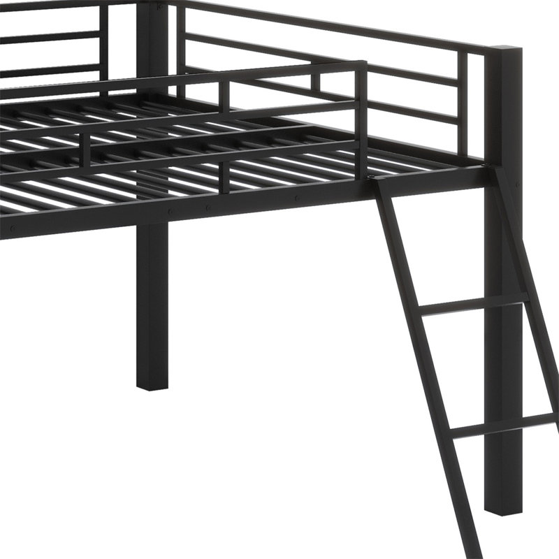 Lit mezzanine avec bureau Gaming, DEL