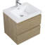 Meuble-lavabo flottant avec lavabo, conception murale pour une décoration de salle de bain moderne et peu encombrante.-1826681191