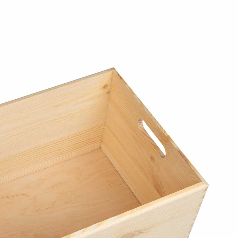 Lily Manor Solid Wood Decorative Basket, Brown, No, 5.8L