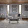 Berzan Glass Table Set with Metal Frame - Includes Coffee Table and 2 End Tables