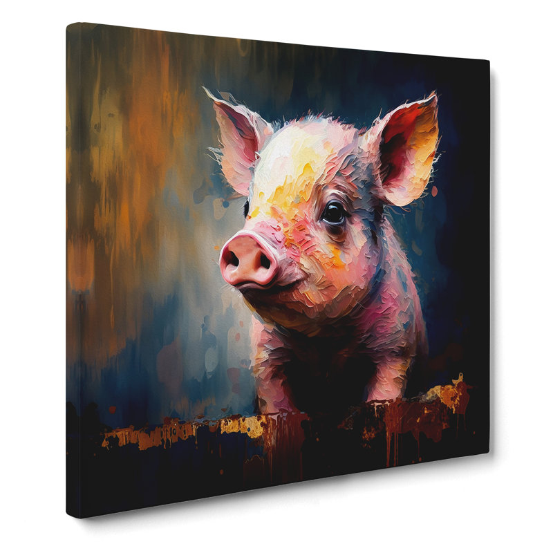 Pig Palette Knife - No Frame Print