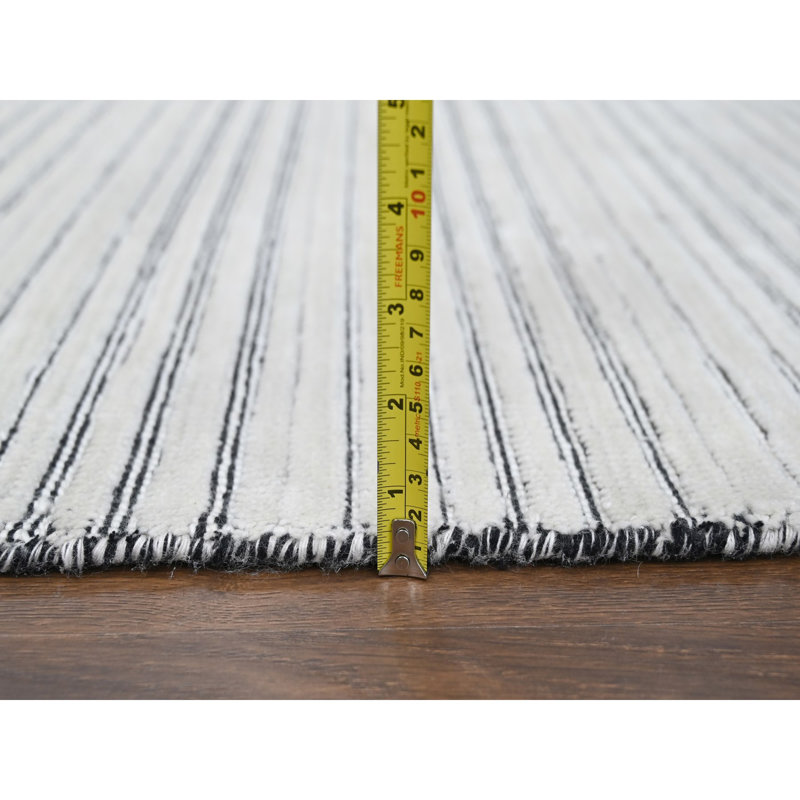 Wilniya One-of-a-Kind 14' X 16' New Age Wool Area Rug Ivory