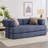 78.5" Convertible Sleeper Sofa Modular Floor Couch Foldable Funton - No Assembly Needed-2054912859