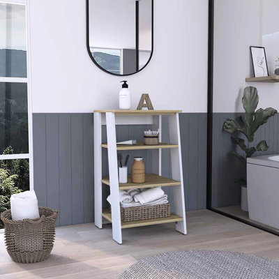 Armoire de cuisine autoportante à 1 porte et 4 tablettes - moderne l 17,3 po x P 16,46 po x H 29,7 po