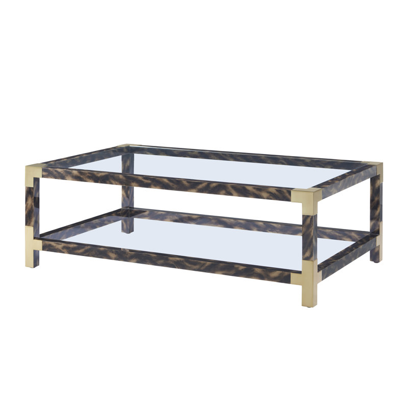 Table basse Arakan, H 18 po x l 54 po x P 34 po