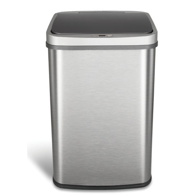 Nine Stars 13.2 Gallon Stainless Steel Motion Sensor Trash Can
