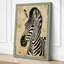 Zebra Study Japandi - Wrapped Canvas-1090158195-1090158196