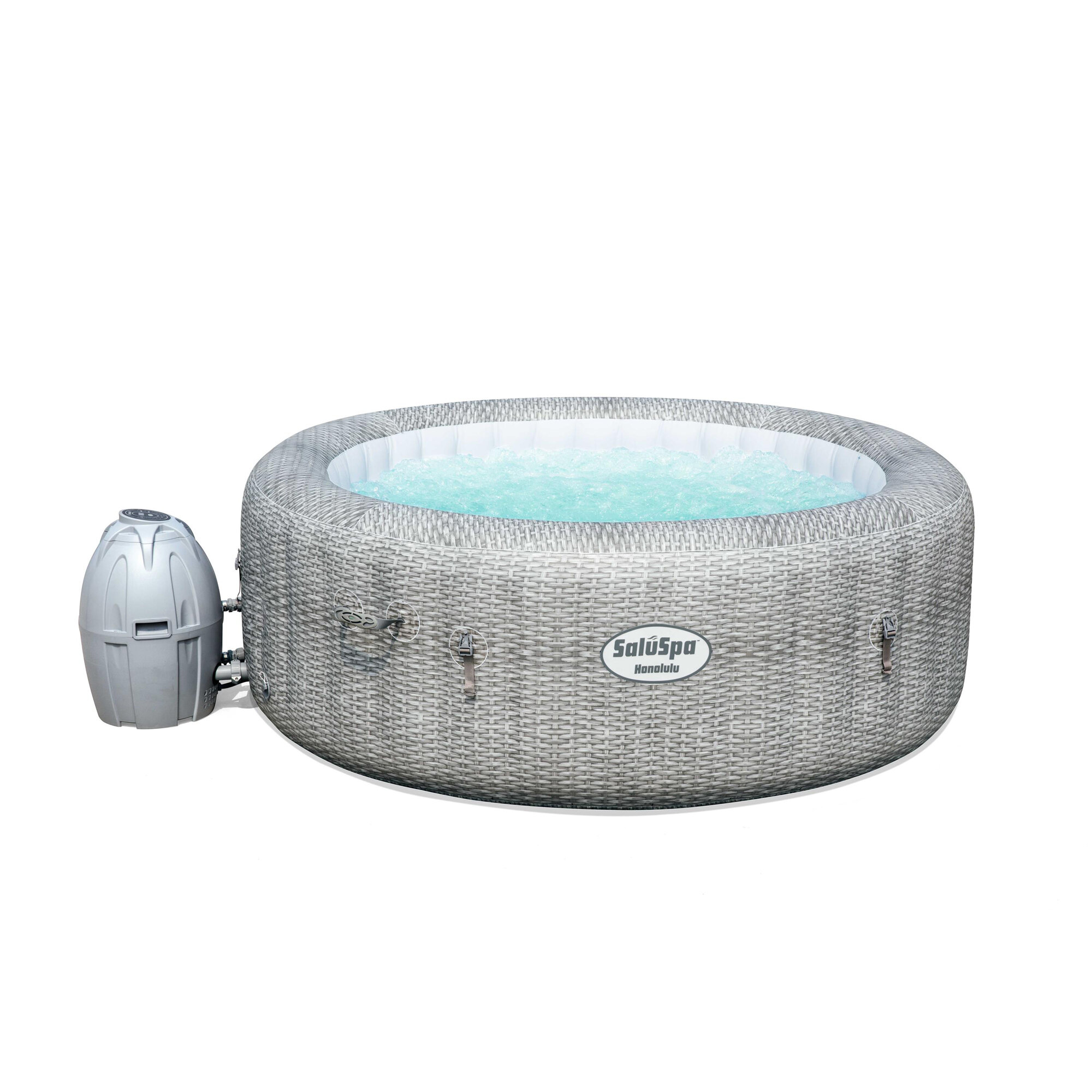 Spa gonflable 6 places rond avec LED, Starry - Happy Garden