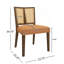 Ensemble de 2 chaises en rotin sans accoudoirs (noyer + caramel)-1259654794-1259654799
