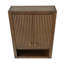Armoire de rangement de salle de bain murale 24 po avec 2 portes, tablette réglable et tablette ouverte-123123719-123398541