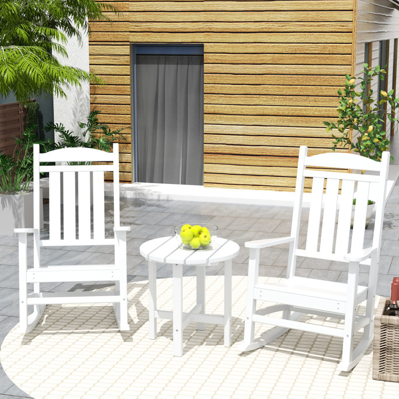 Laguna 2 - Person Patio Conversation Set, White