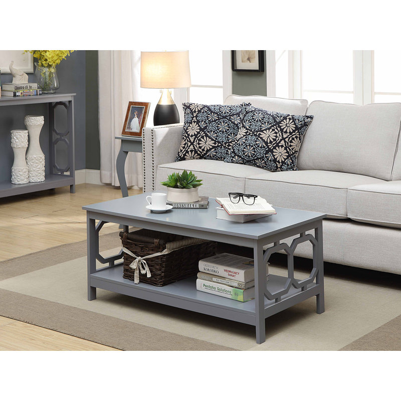 Table basse avec rangement Bodeswell, gris