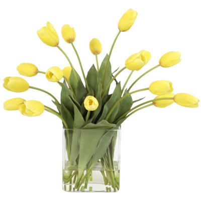 Tauber Polysilk Arrangement in Vase