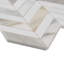 Talon 1x4 Chevron Polished Marble Mosaic Tile-798344833