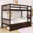 2 Drawers Wooden Bunk Bed with Ladder-1533013103-1533013101