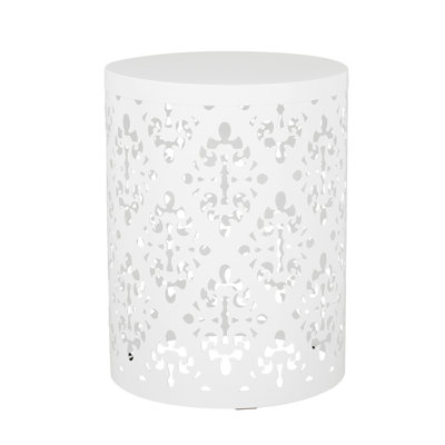 Outdoor Metal End Table -Large