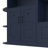 Multifunctional L-Shaped Hall Cabinet with Storage & 4 Hooks, Split-Use Entryway Organizer for Living Room & Kitchen, antique blue-1564946312