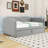 Twin Upholstered Daybed with Pop Up Trundle-2061118827