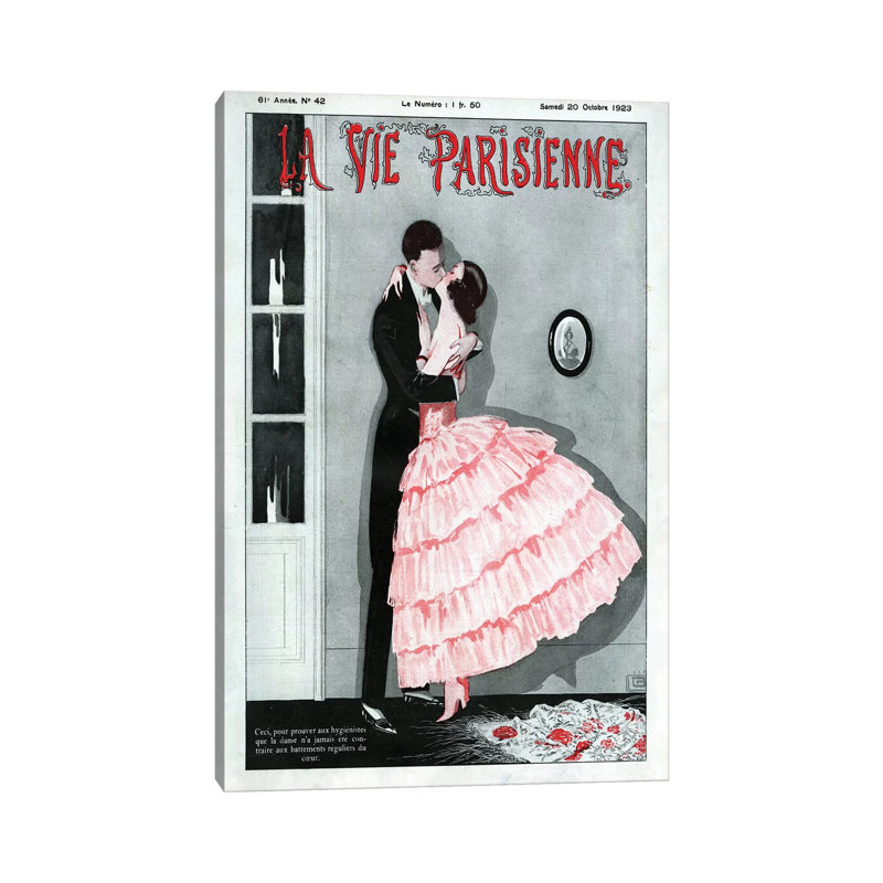 1923 La Vie Parisienne Magazine Cover by The Advertising Archives - Gallery-Wrapped Canvas Giclée on Canvas, Canvas