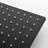 1-Spray Patterns 16 In. Dual Fixed And Handheld Shower Head 2.5 GPM In Matte Black