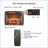 Fireplace Insert, 23 Inch Infrared Quartz Heater with Realistic Wood Logs &amp; Vintage Brick | Electric | Primary Living Space-237502858