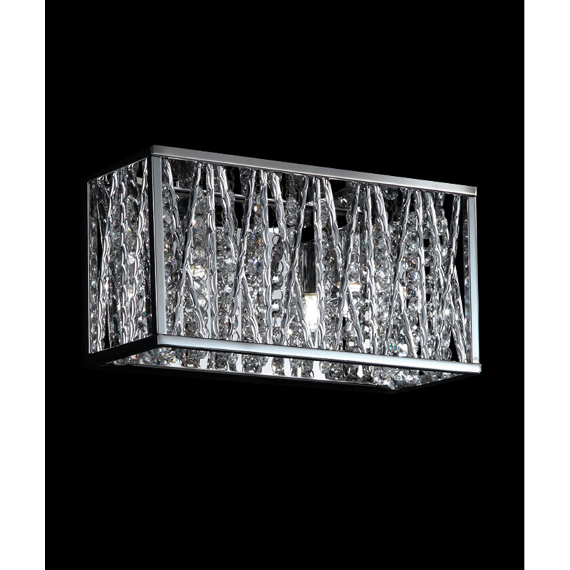 Barre d'éclairage de salle de bain 2 lumières Alezay, DEL