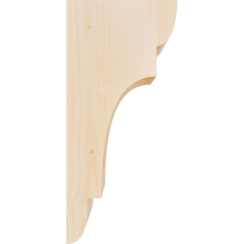 New Brighton Corbel, H 22 po x l 5,5 po x P 10 po, Sapin de Douglas, Lisse