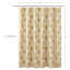 Rideau de douche simple 100% coton Ayda