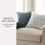 2-Pack Yarn-Dyed Patterns Decor Throw Pillows in Yarn-Dyed Bengal Stripe / Solid-110821218