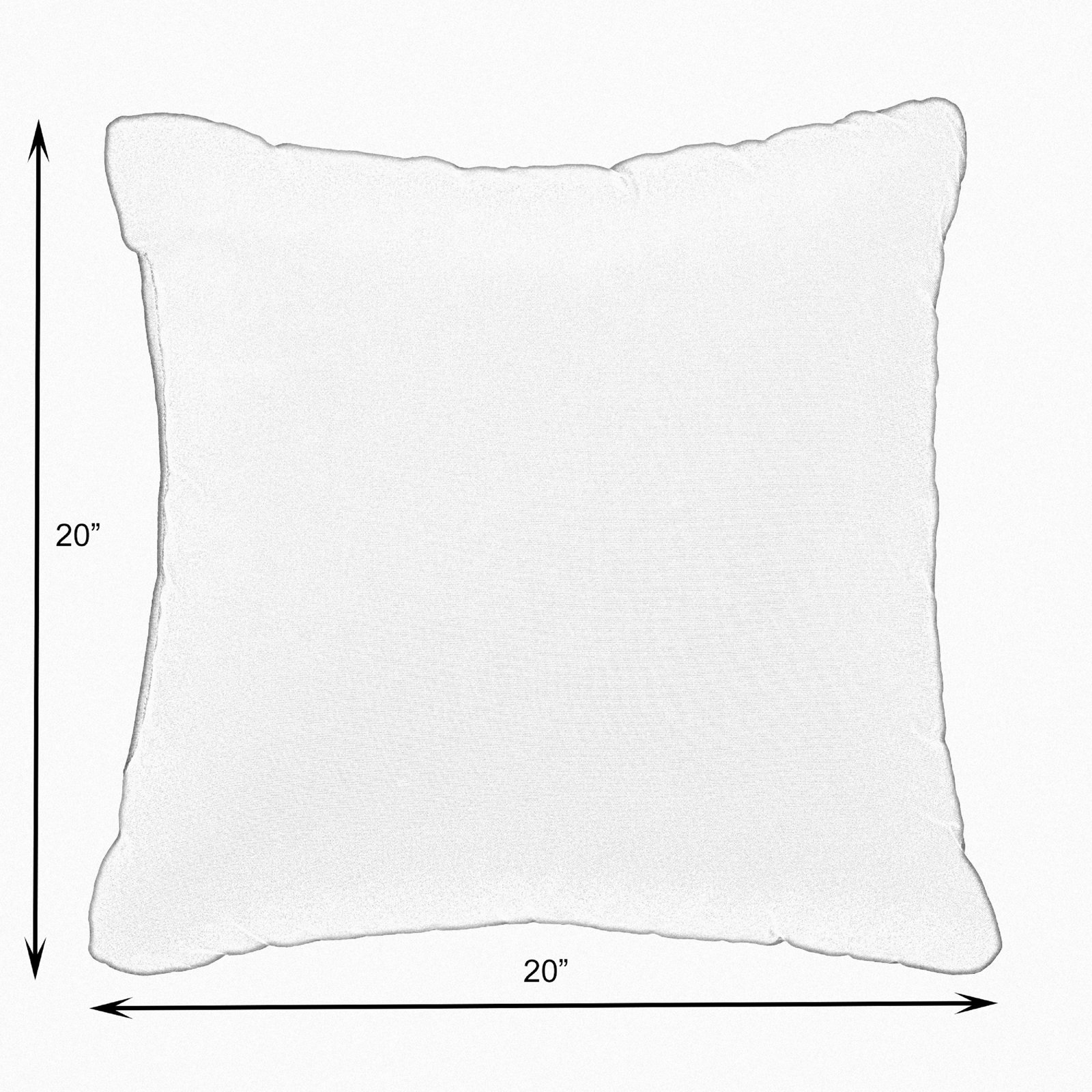 Jaclyn Sunbrella® Throw Pillow, Natural/Blue, 20" x 20"