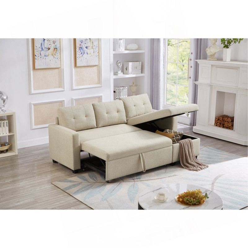 Canapé modulaire rembourré polyvalent avec rangement et design convertible pour un confort et une fonctionnalité ultimes