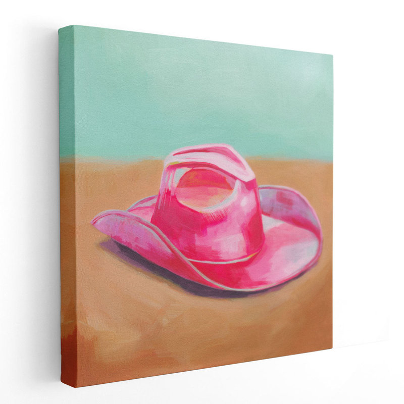 Cowboy Barbee I - reproduction d'art sur toile, H 30 po x l 30 po