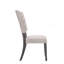 Ensemble de 2 chaises d'appoint en lin beige et chêne gris patiné Bernard-118019621