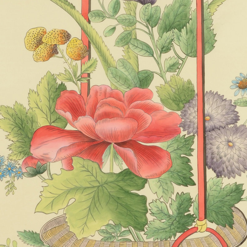 Chinoiserie Basket I Print