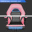 Fauteuil de jeu et de course pivotant réglable en cuir Inbox Zero Racing-1636668383
