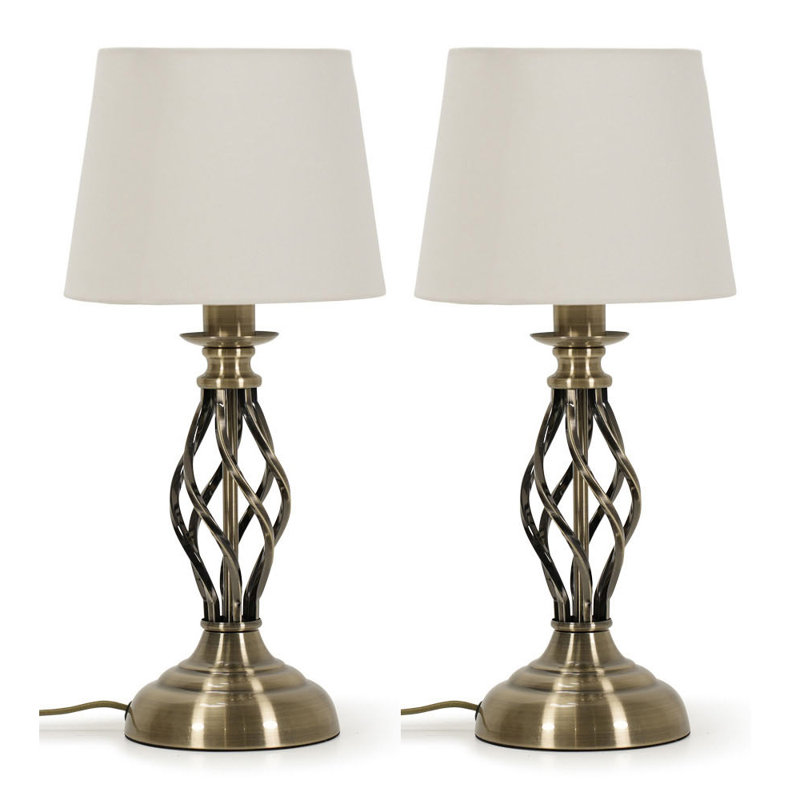 Adim Metal Table Lamp, Antique Brass