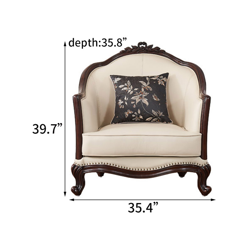 Auburta Leather Armchair