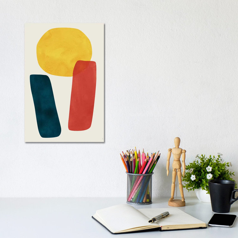 Strata by Tracie Andrews - Wrapped Canvas Print, 20.32 cm H x 30.48 cm W