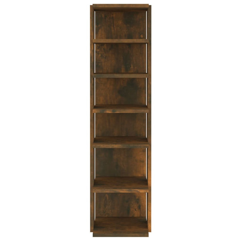 6 Pair Flip Down Shoe Storage, Smoked Oak