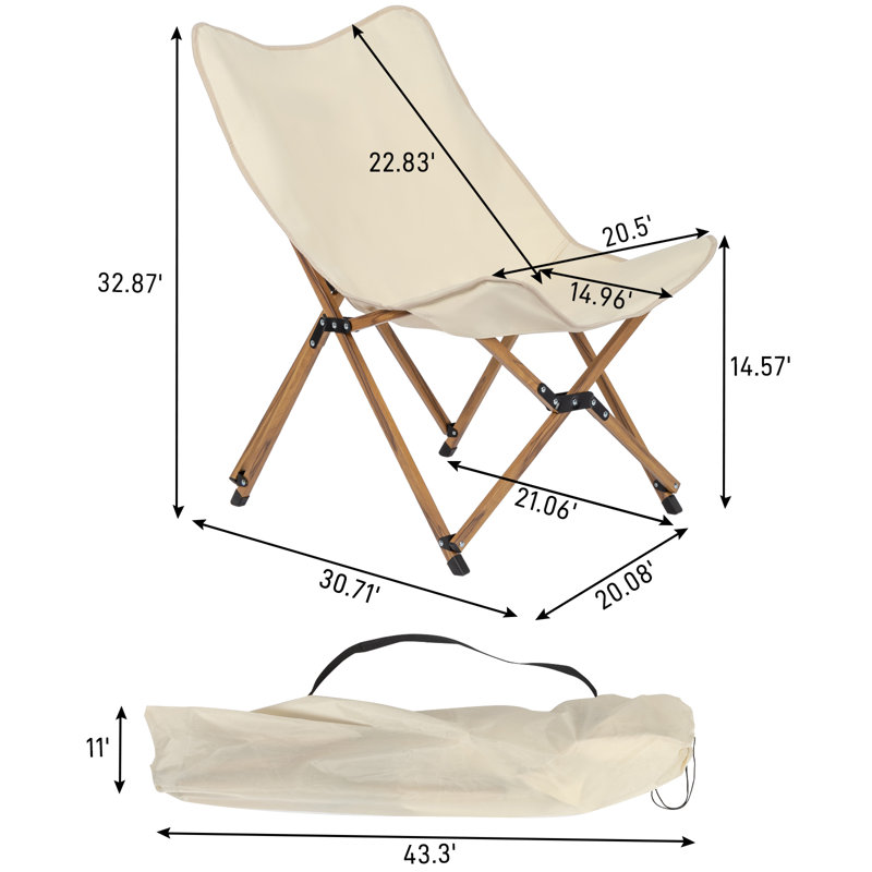 Doyers Folding Camping Chair, Khaki