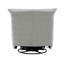 Fauteuil inclinable oscillant en chenille Talmon Oyster-646258491