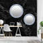Miroir rond 34 po Blue Leaf-287655252