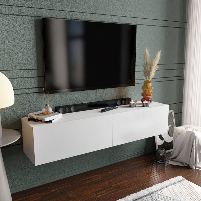 Meuble télé, Blanc