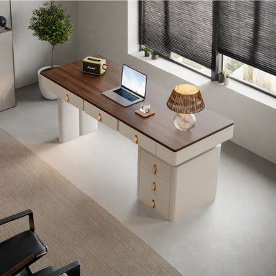 Modern style light luxury multi drawer desk
