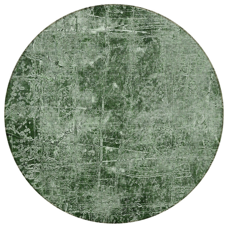 Tapis extérieur rond 8 po Emerald